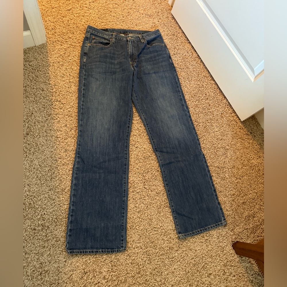 Mens Lucky Brand 181 Relaxed Straight L Jeans